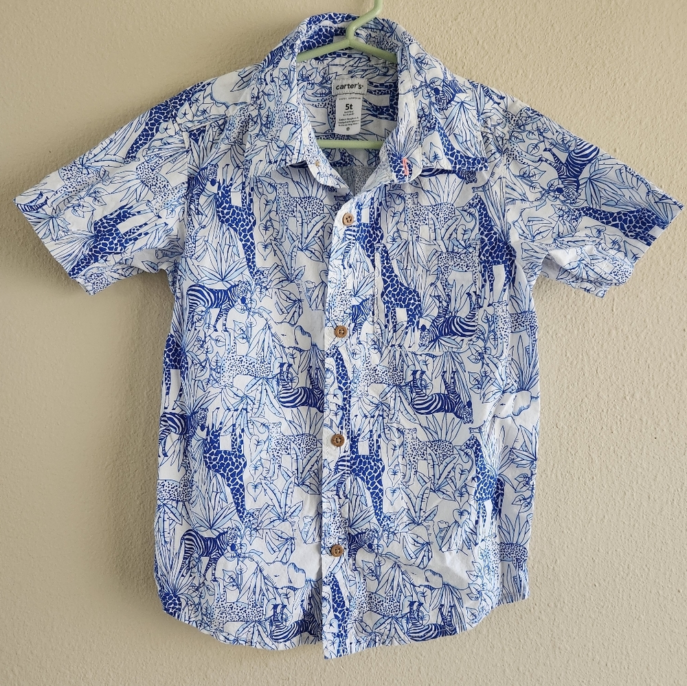 Jungle animals boys shirt